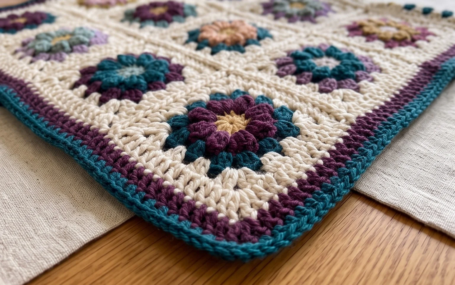 9. Primavera flowers Baby Blanket